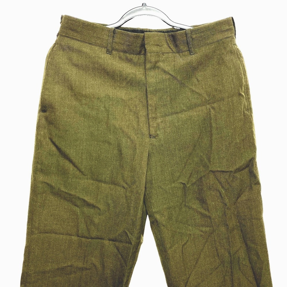 Vintage Marine Corps Dress Pants Mens 33R Green Service Uniform DSCP